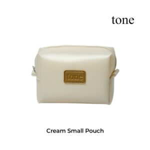09d. Cream Small Pouch